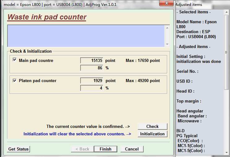 爱普生L380打印机废墨清零软件-爱普生 L380如何清零打印机?